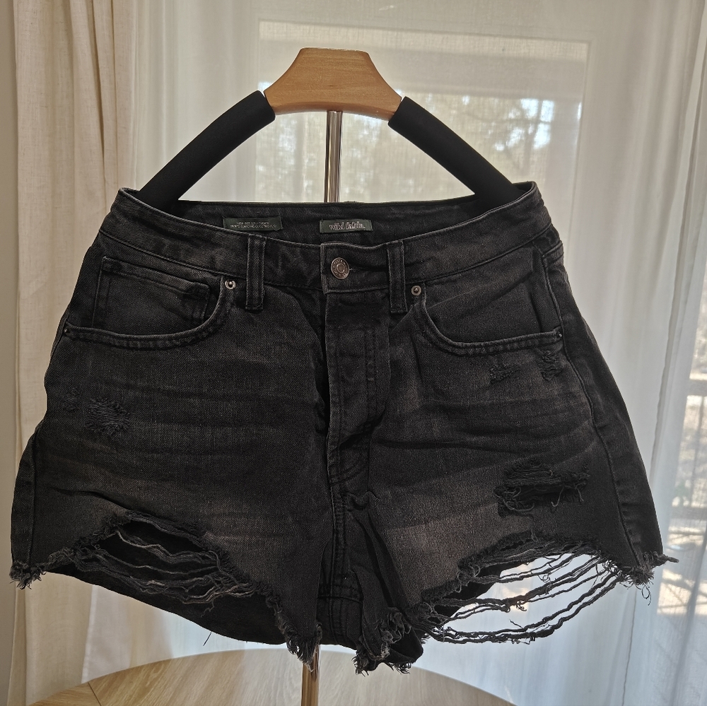 Wild Fable Black High-Rise Shorts